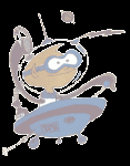 alien in UFO
